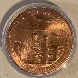 Canada Coin Royal Canadian Mint Ottawa Winnipeg 1989